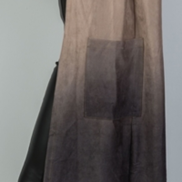 KHAKI OMBRE LONG SLEEVES CARDIGAN SWEATER - Picture 6 of 7